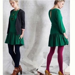 *Not for Sale* Anthropologie Meadow Rue Green Peasant Dress Size: 4